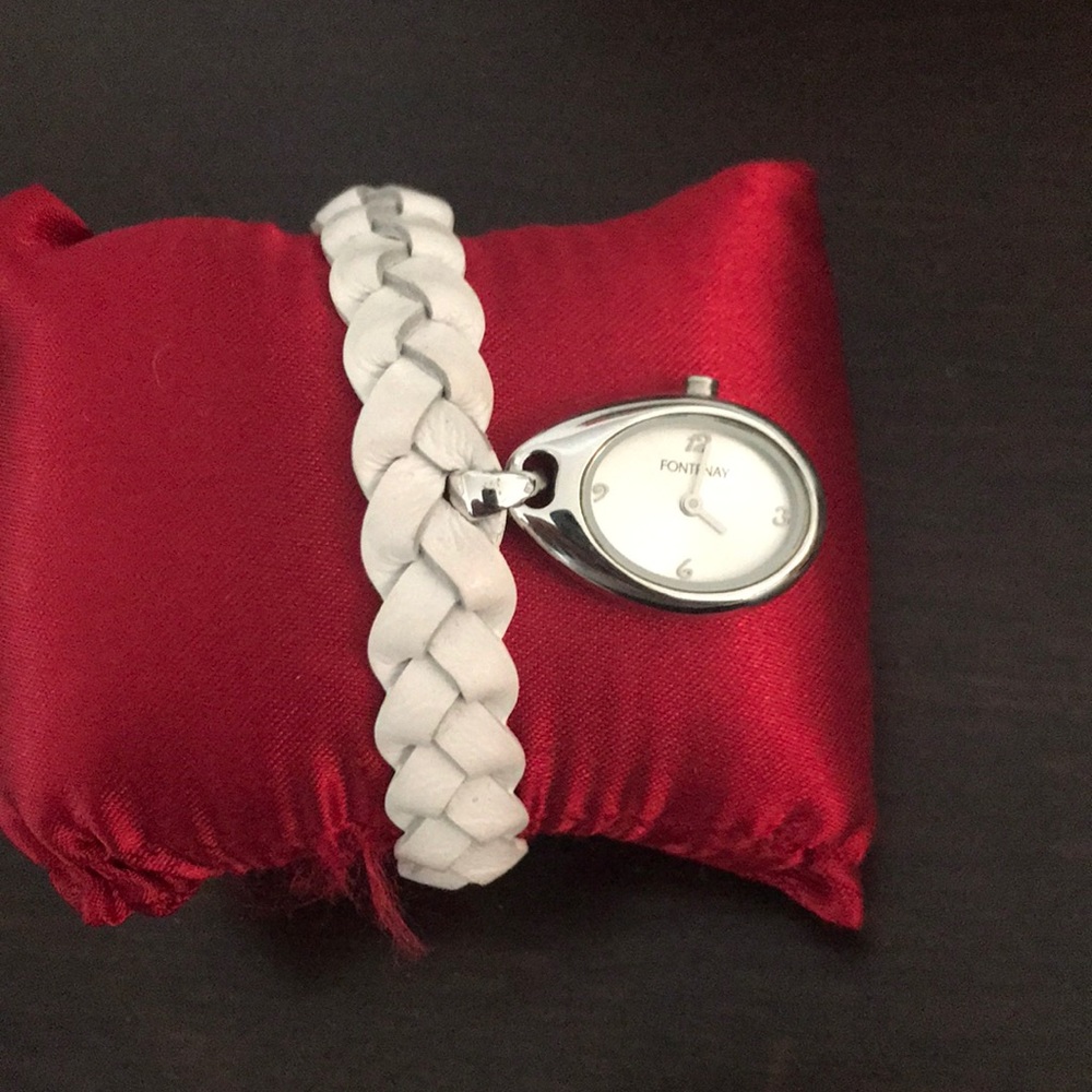 White charm watch